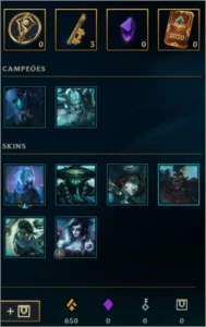 CONTA SMURF OURO 4 67% WINRATE - League of Legends LOL