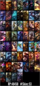 Conta de League of Legends Platina IV LOL