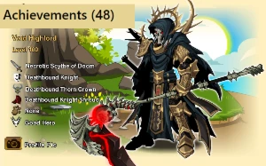 Conta Nova Mid Game VHL / VDK / CA / DOT / LOO / AP - Adventure Quest World AQW