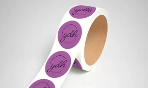 100 Rótulos Adesivos BOPP 4,5 x 4,5 cm
