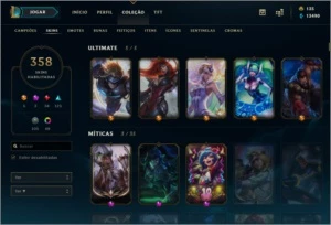 Conta Lol mais de 4K gastos por preço Bacana - League of Legends