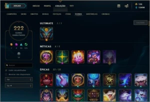 Conta Lol mais de 4K gastos por preço Bacana - League of Legends