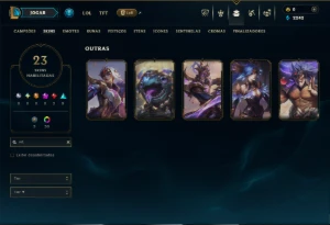 Diamante 4 com 95 Champs e 23 Skins - League of Legends LOL