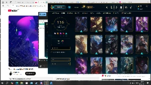 CONTA DE LOL, 116 Skins, 45 Épicas, 17 Lendárias.. - League of Legends