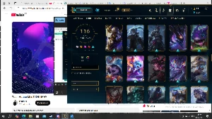 CONTA DE LOL, 116 Skins, 45 Épicas, 17 Lendárias.. - League of Legends