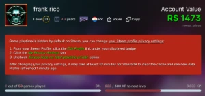 CONTA STEAM 5mil reais em jogos nivel 31