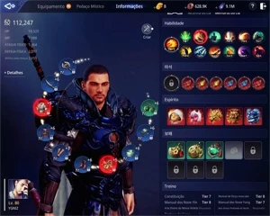 Conta MIR4/ Guerreiro lvl 80/113k PD/ serve SA2-61
