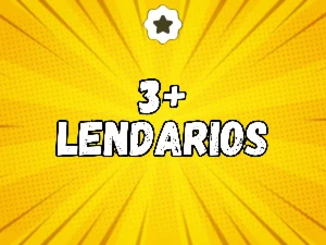 Contas de BRAWL com brawlers lendários