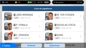 Conta PES mobile 2018 - Outros