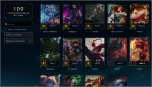 CONTA DE LOL UNRANKED EX PLATINA 1 - League of Legends