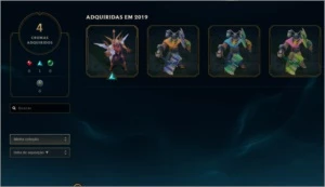 CONTA DE LOL UNRANKED EX PLATINA 1 - League of Legends