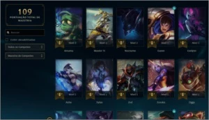 CONTA DE LOL UNRANKED EX PLATINA 1 - League of Legends