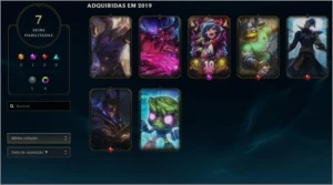 CONTA DE LOL UNRANKED EX PLATINA 1 - League of Legends