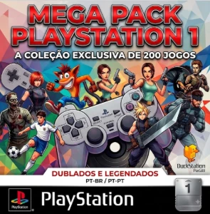 Pack Jogos PS1: Dublados e Legendados - Outros