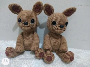 Cachorrinho Buldogue Francês - Artesanato e Personalizados