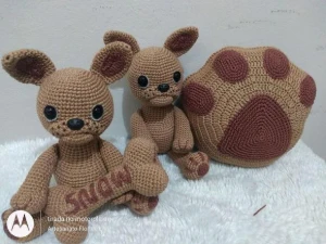 Cachorrinho Buldogue Francês - Artesanato e Personalizados
