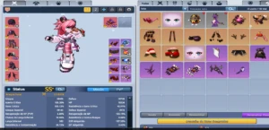 Contra Grand Chase Chase lvl 607 FULL COLECAO CARTA 1360 - Grand Fantasia GF