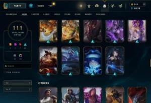 Acc Esmeralda4 60K Essencia Troca Nick Disponivel 111 Skins - League of Legends LOL