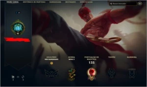 CONTA COM SKINS RARAS - League of Legends LOL
