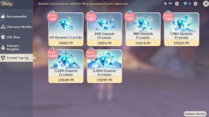 [AR60] Conta Genshin-Banner garantido com 20 T5 +8 armas T5! - Genshin Impact