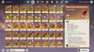 [AR60] Conta Genshin-Banner garantido com 20 T5 +8 armas T5! - Genshin Impact
