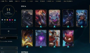 3800 Rp - 21K Ea (11 Skins) Conta League Of Legends LOL