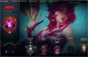 Conta de League Of Legends LOL