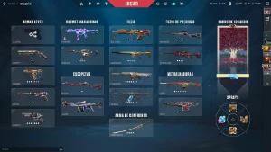 Conta com diversas skins valorant