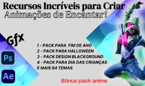 Dê Vida às Suas Histórias com 100 GB de Recursos de Animação - Outros