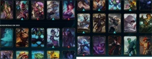 Conta Diamante 1 MMR BOM 240skins - League of Legends LOL