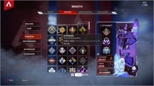 CONTA APEX LEGENDS (XBOX) WRAITH 36K MESTRE