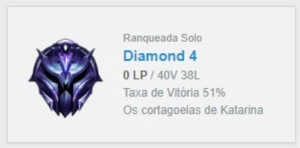 Conta Diamante | Varias Skins | Possui email de criação - League of Legends LOL