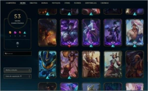 Conta Diamante | Varias Skins | Possui email de criação - League of Legends LOL