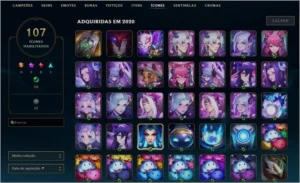 Conta Diamante | Varias Skins | Possui email de criação - League of Legends LOL