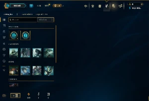 Ouro 2 com 25 Champs e 1 Skin - League of Legends LOL