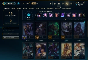 Ouro 2 com 25 Champs e 1 Skin - League of Legends LOL