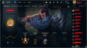 Conta gold 1 com 13 skins Nv45 - League of Legends LOL