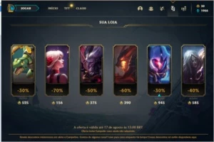 Conta Platina 4 - League of Legends LOL