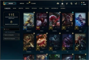 Conta Platina 4 - League of Legends LOL