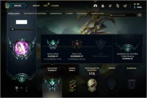 Conta Platina 4 - League of Legends LOL