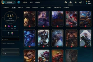 318 Skin   Plat 4 - League of Legends LOL