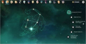 Conta genshin impact venti, childe, jean c1