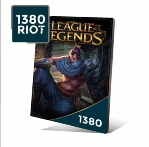League Of Legends Lol - Cartão 1380 Riot Points Rp Br Brasil