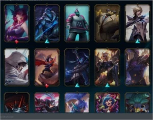 Conta LOL, MMR Platina, 230+ skins, todos os campeões. - League of Legends