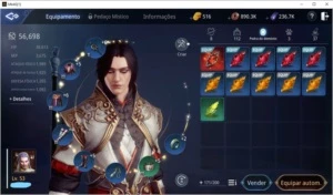 LANCEIRO / 57K DE PODER / LVL 53 / SA 82 - MIR4