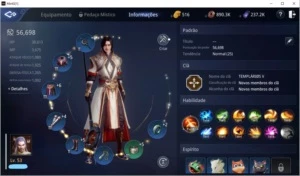 LANCEIRO / 57K DE PODER / LVL 53 / SA 82 - MIR4
