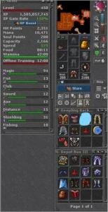 SORCERER LV 450 EM MUNDO VERDE - Tibia