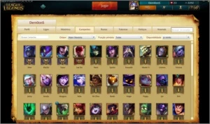 Conta Ouro 5 (Borda de platina) - League of Legends LOL