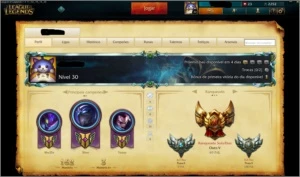 Conta Ouro 5 (Borda de platina) - League of Legends LOL