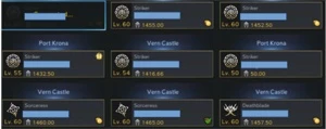 Arthetine 1510 Striker, Arma 23, 5000 cristais azuis, 8 Alts - Lost Ark